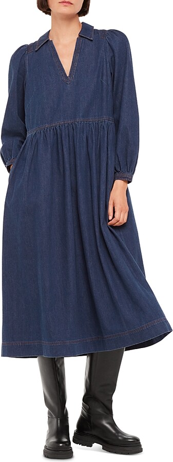 Whistles Rina Trapeze Dress ShopStyle