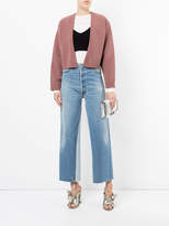 Thumbnail for your product : H Beauty&Youth knitted cropped top