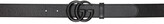 Thumbnail for your product : Gucci Black GG Marmont Thin Belt