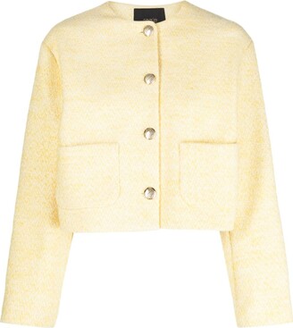 Petite - Rainbow Tweed Jacket - Indigo - 14 Talbots