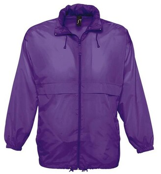 purple lightweight jacket