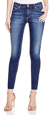 ag the legging ankle raw hem