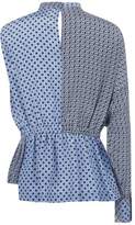 Thumbnail for your product : Robert Rodriguez Contrast Print One Shoulder Blouse