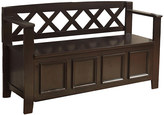 Thumbnail for your product : Dark American Brown Amherst Storage Bench