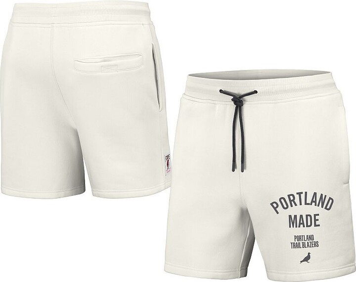 Men's NBA x Staple Cream Portland Trail Blazers Heavyweight Fleece Shorts
