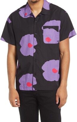Obey Resort Floral Short Sleeve Button-Up Shirt
