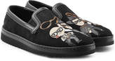 Thumbnail for your product : Dolce & Gabbana Leather Slip-Ons