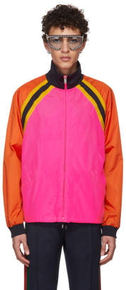 Gucci Pink Colorblock Windbreaker Jacket