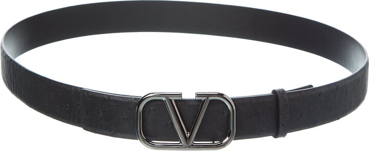 Valentino Vlogo 40Mm Signature Reversible Leather Belt