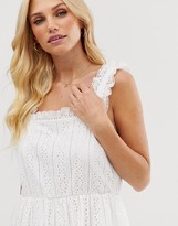 Thumbnail for your product : Y.A.S broderie cami dress