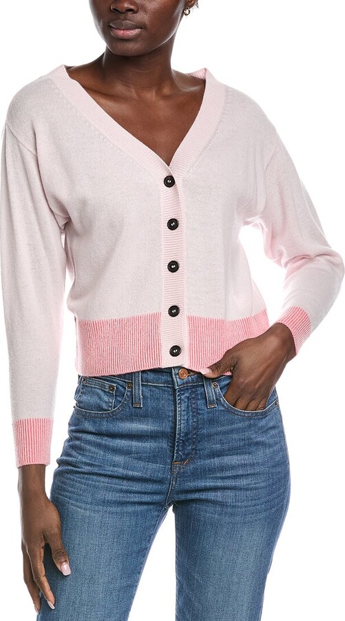 Brodie Cashmere Dropped-Shoulder Wool & Cashmere-Blend Cardigan