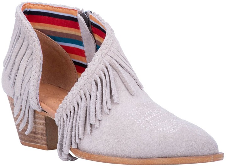 off white fringe boots