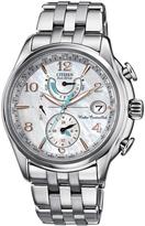Thumbnail for your product : Citizen Eco-Drive World Time A.T. Stainless Steel Case and Bracelet Ladies Watch