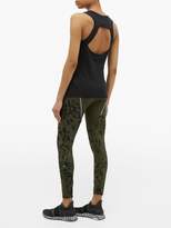 Thumbnail for your product : adidas by Stella McCartney Logo-print Cotton-blend Tank Top - Womens - Black