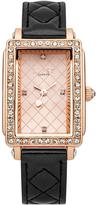 Thumbnail for your product : Lipsy Rose Gold Tone Dial and Black Strap Ladies Watch