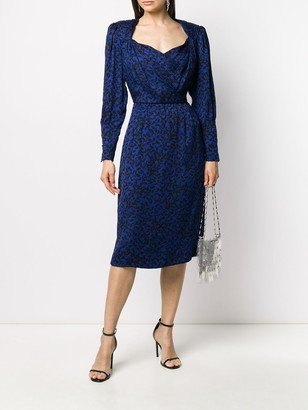 Nina Ricci Pre-Owned 1980s Paisley Print Dress