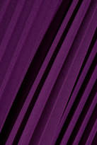 Thumbnail for your product : Marc Jacobs Pleated Crepe De Chine Midi Skirt - Purple
