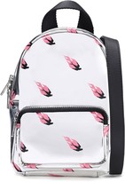 Thumbnail for your product : McQ Printed Faux Mirrored-leather Backpack