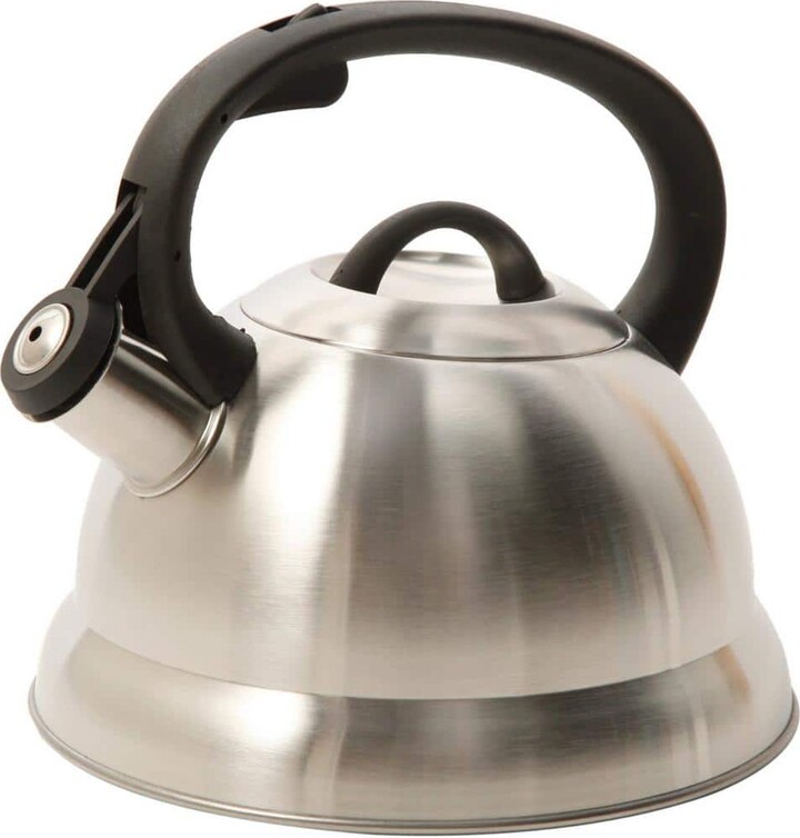 Mr. Coffee Flintshire 1.75 Qt. Stainless Steel Whistling Tea Kettle