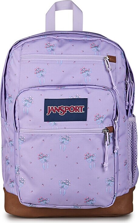 JanSport Cool Student Pastel Petals Laptop Backpack, Large, Lilac (JS0A2SDDA1Y)
