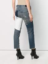 Thumbnail for your product : Diesel Black Gold straight jeans with bleached patch