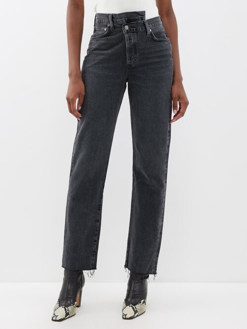 AGOLDE Criss Cross Straight-leg Jeans - ShopStyle