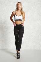 Thumbnail for your product : Forever 21 Active Laser-Cut Seam Leggings