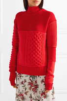 Thumbnail for your product : McQ Wool And Cashmere-blend Turtleneck Sweater - Red