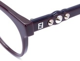 Thumbnail for your product : Fendi Eyewear Studded Round Frame Glasses