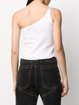 Thumbnail for your product : Aries Cropped One-Shoulder Top