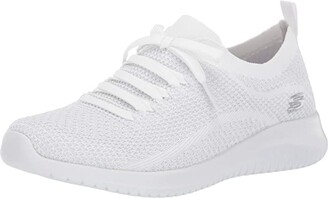 skechers ultra flex salutations white