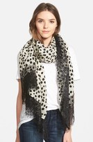 Thumbnail for your product : La Fiorentina Women's Dot Print Wool Scarf