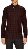 Thumbnail for your product : French Connection Route 66 Overdye Checkered Connery Sportshirt
