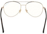Thumbnail for your product : Tom Ford 55MM Round Blue Block Optical Glasses