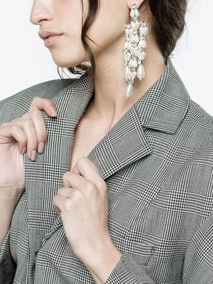 Simone Rocha faux pearl and crystal drop earrings