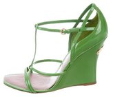 Thumbnail for your product : Louis Vuitton T-Strap Wedge Sandals