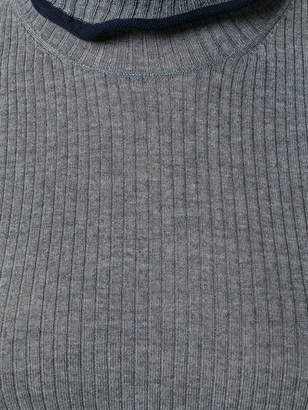 Stella McCartney ruffle trimmed turtleneck knit