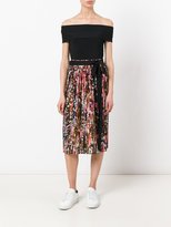 Thumbnail for your product : Marni tie waist wrap skirt