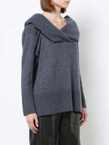Thumbnail for your product : Adam Lippes off shoulder brushed sweater