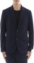 Thumbnail for your product : Paolo Pecora Blue Viscose Jacket