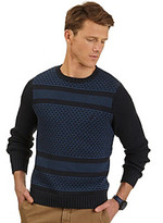 Thumbnail for your product : Nautica Men's Striped Textured Crew