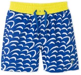 Thumbnail for your product : Petit Bateau Boys printed swim shorts