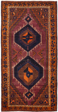 Konya Anatolian Burgundy Rug 4'6" x 8'11"