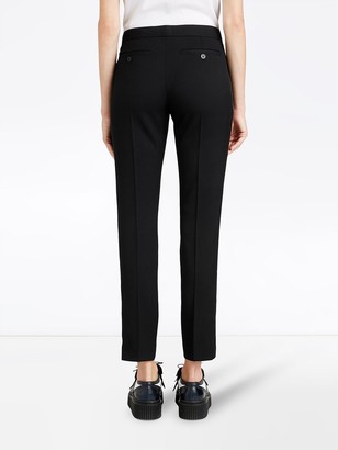 Burberry front pleat trousers