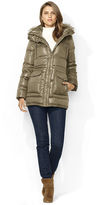 Thumbnail for your product : Lauren Ralph Lauren Hooded Faux-Fur-Trim Quilted Puffer Coat