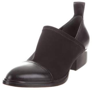 Alexander Wang Leather Pointed-Toe Booties