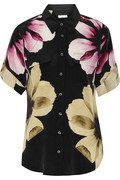 Thumbnail for your product : Equipment Slim Signature floral-print silk top