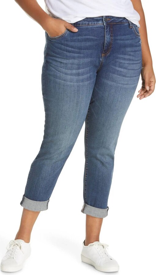Catherine Cuffed Boyfriend Jeans In Wellbeing