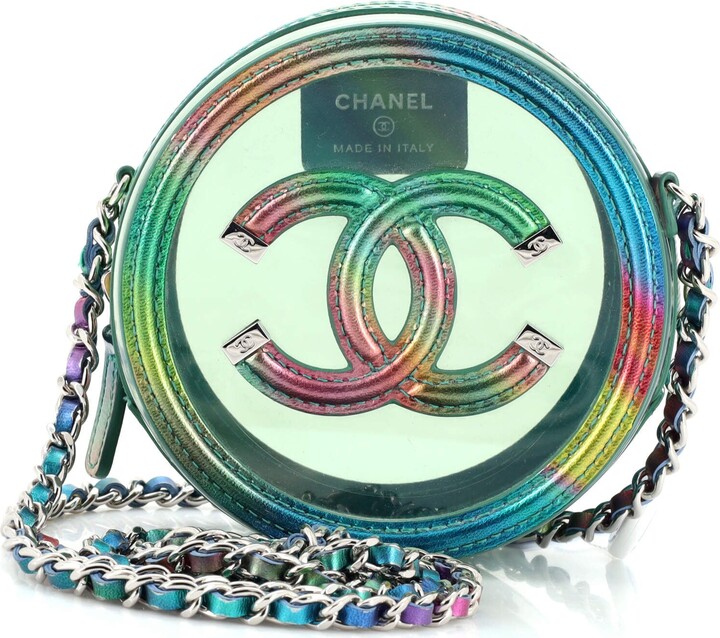 Chanel Camellia Handbag Raincoat Printed PVC Clear 7179488