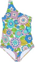 Thumbnail for your product : Dodo Bar Or Kids Floral one-shoulder swimsuit